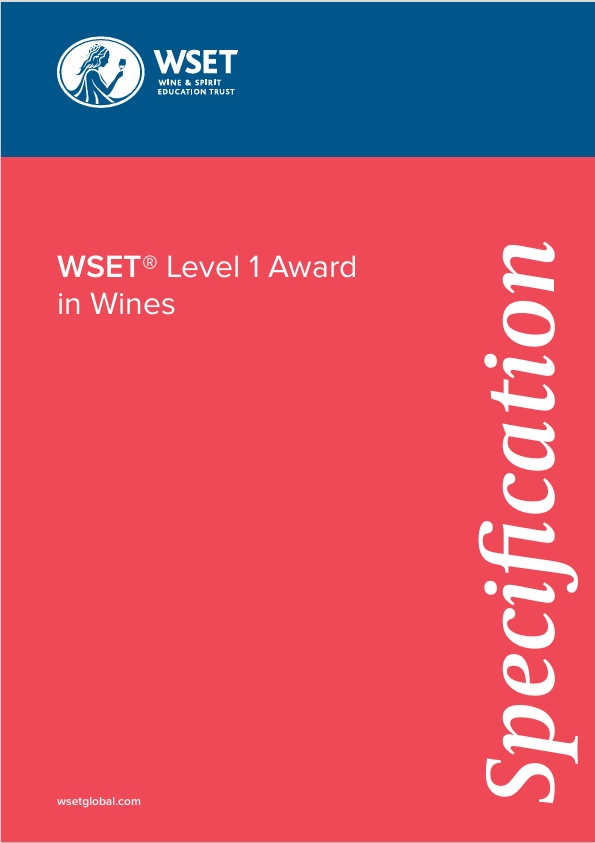 WSET Level 1 Award in Wines Specification
